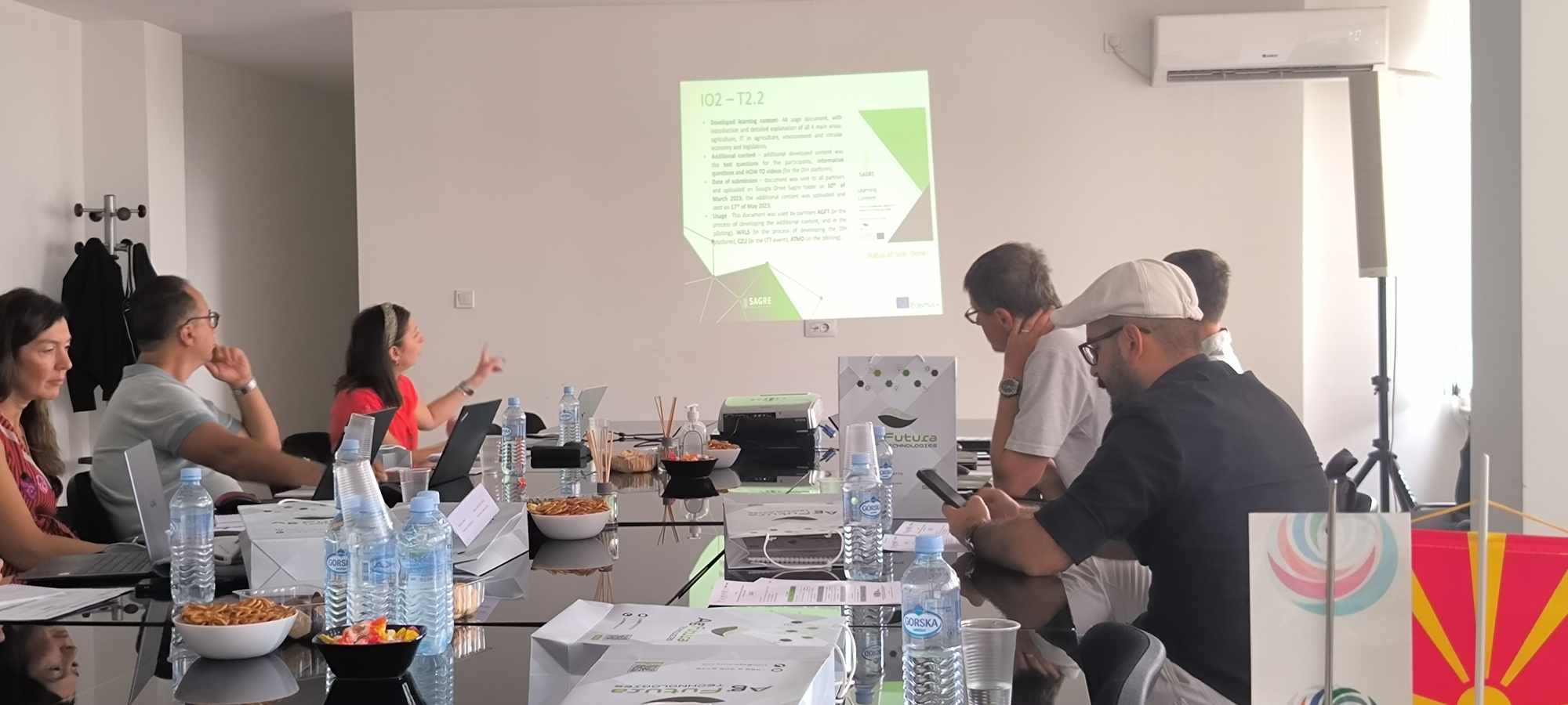 AgFutura Technologies hosted the SAGRE project meeting in Skopje