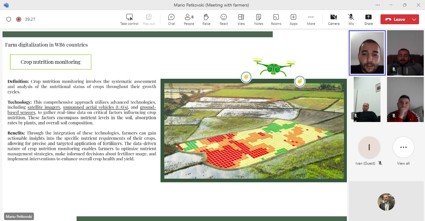 Milestone Achieved: AGFT successfully navigated Deliverable 1 in the Digitalization of farms in WB6 countries project
